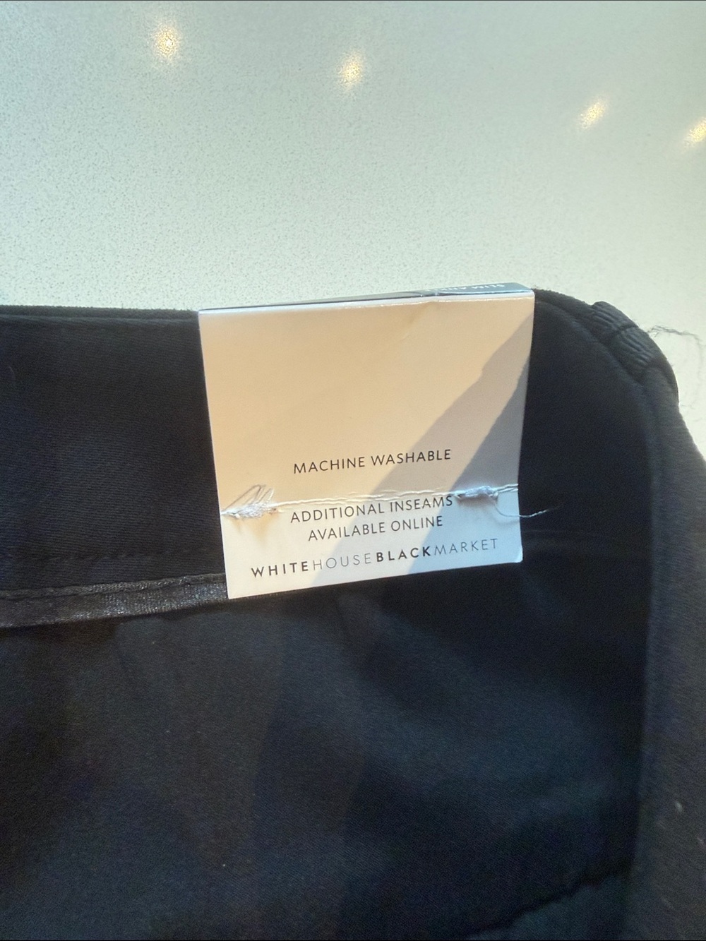 🆕 White House Black Market The Slim Ankle Button-Cuff Pants, Black, Size 10R - Picture 5 of 12